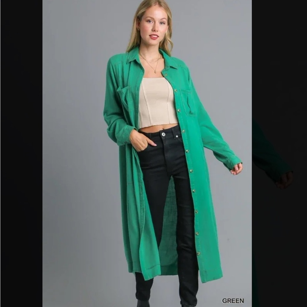 ✨NEW✨ Green, Big Pocket Tunic